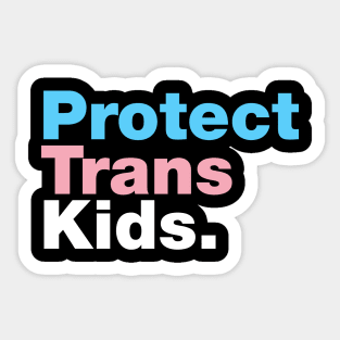 Protect Trans Kids Flag Sticker